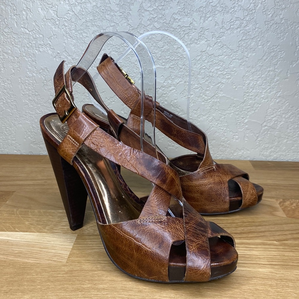 Carlos Santana Mesa Strappy Heels